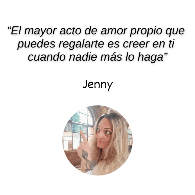 El mayor acto de amor propio que puedes regalarte es creer en ti cuando nadie más lo haga