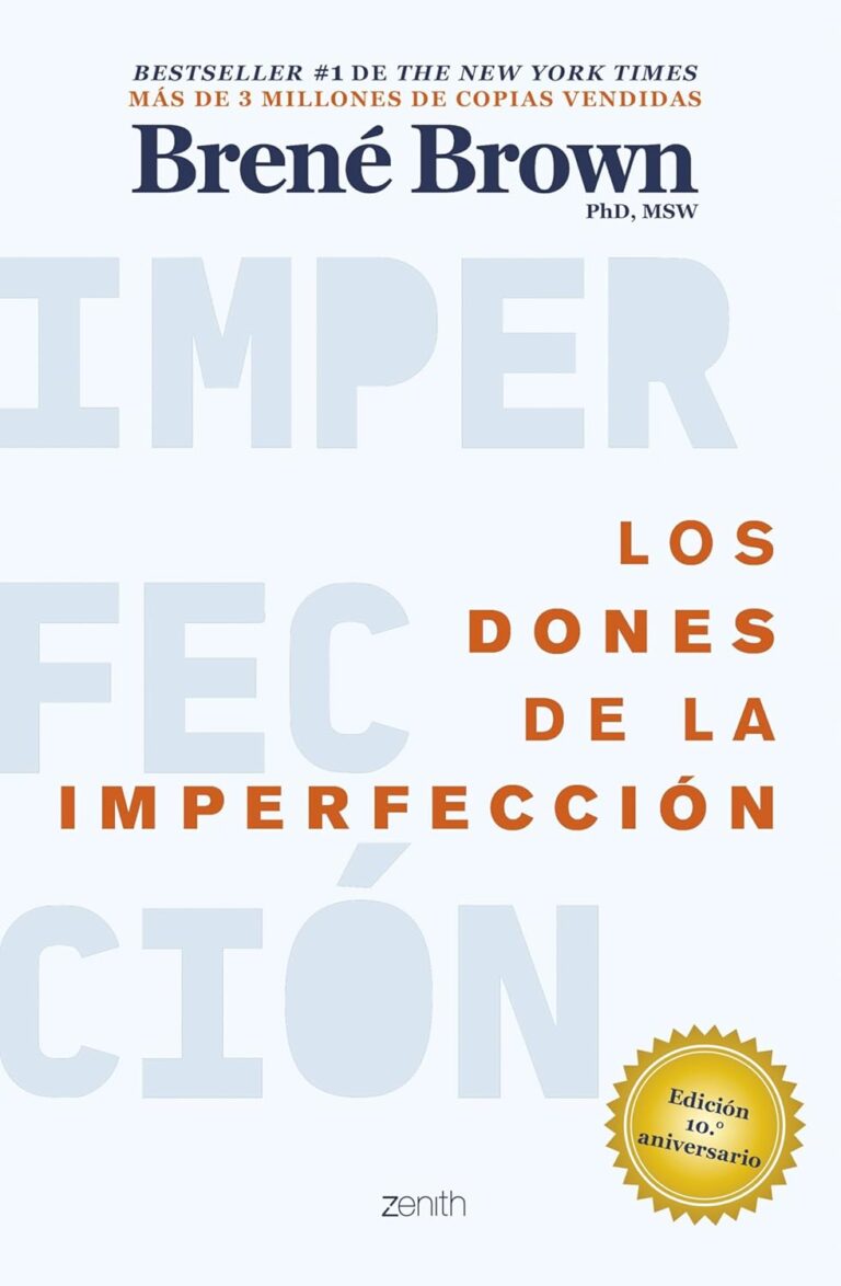 Portada del libro: "Los dones de la imperfección", de Brené Brown